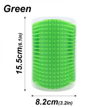Cat Scratcher Massager Brush with Removable Comb
