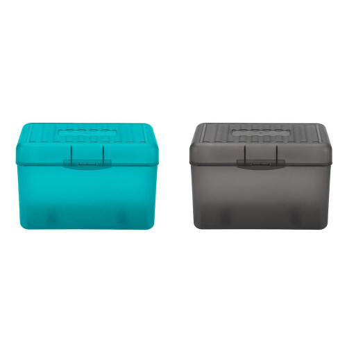 Witspace Karteikartenbox aus Kunststoff, 3x5 Zoll