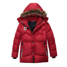 Doudoune d'hiver à capuche coupe-vent pour garçon, taille 4 ans