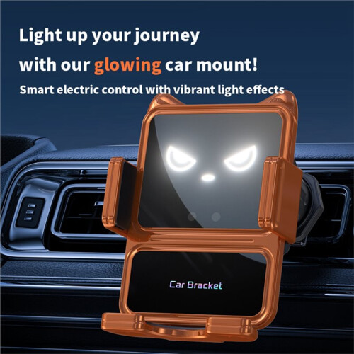 Wireless Charging Car Phone Inductive Clamping Holder for Phone Android Mobile Phone Bracket 2