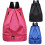 Mochila de natação em tela com alças acolchoadas (1 unidade) 1