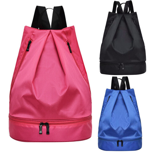 Mochila de natação em tela com alças acolchoadas (1 unidade)