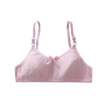 Sutiã sem aro para pré-adolescentes, levemente forrado, rosa, tamanho 36.
