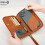 Sky Blue RFID-Blocking Passport Case with Zipper 7