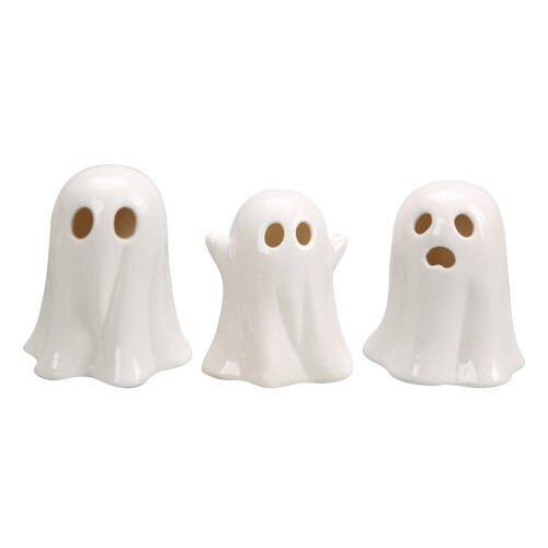 Halloween Ghost Decor LED-valaistut hahmot, 3 kpl
