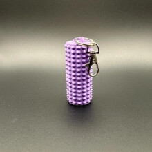 Βιολέτα Fidget Spinner με Τρισδιάστατη Εκτύπωση και Αλυσίδα με Καρφιά 1 τεμάχιο