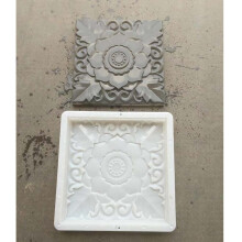 Molde de concreto para degraus, 40x40x3cm, reutilizável