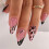 Uñas postizas con estampado moderno, ABS, reutilizables, 24 unidades. 1