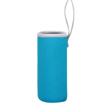 Funda de neopreno azul para botella de agua, 12–19.4 oz, 1 unidad.