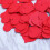 Cœurs en bois rouges (lot de 50) 7