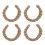 Jute-Gardinenhalter aus Edelstahl, 4er-Pack 1
