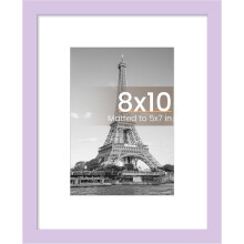 Cadre photo 8x10 avec passe-partout pour photos 5x7, à accrocher au mur