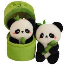 Jucărie de pluș Panda, model moale din bambus, design Kawaii