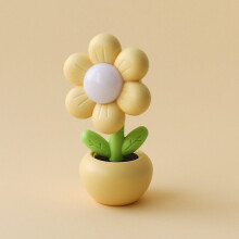 Veilleuse LED pour pot de fleurs, lumière chaude, 1 pièce