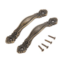 Skapknotter i antikk bronse, 85 x 15 mm, sinklegering, 2 sett