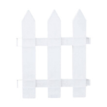 PVC garden fence panel outdoor decorative barrier 4x4 ft
