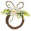 Guirlanda de Coelho da Páscoa feita à mão, decoração de primavera, 45 cm (18 polegadas) 1