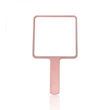 Miroir de maquillage carré portatif avec poignée