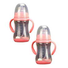 Witspace Babyflasche mit Griff, auslaufsicherer Trinklernbecher