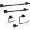 Porte-serviettes mural Maxted noir mat 45,7 cm (18 pouces) 3