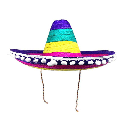 Sombrero stråhat til kostume og solbeskyttelse