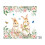Serviettes en papier blanc doux jetables 6,5 x 6,5 pouces 1