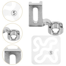Conjunto de régua e calcador para patchwork (1 peça)
