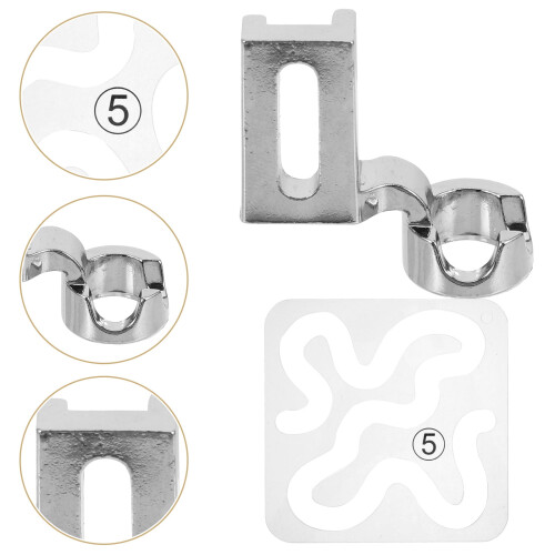 Set riglă și picioruș presor pentru patchwork, 1 bucată