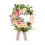 Osterhasen-Blumenkranz, 35 cm, Außentürdekoration 2