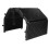 Zwarte microfoonhoes voor microfoonstatief, 25,5 x 69 cm, 1 set 6