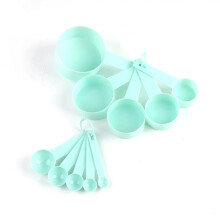 Zestaw łyżek miarowych kuchennych plastikowych 10 szt.