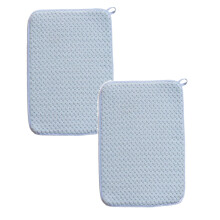 Tapis égouttoir à vaisselle en microfibre absorbante 60 x 45 cm (lot de 2)