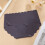 Σλιπάκια Plus Size Icy Silk No Show, Σκούρο Γκρι 1