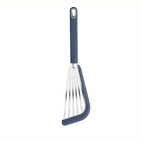 Nonstick fiskspatel silikonkant blå 1 st