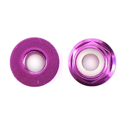 Aluminium zeskantflensborgmoeren M2–M6 4 stuks