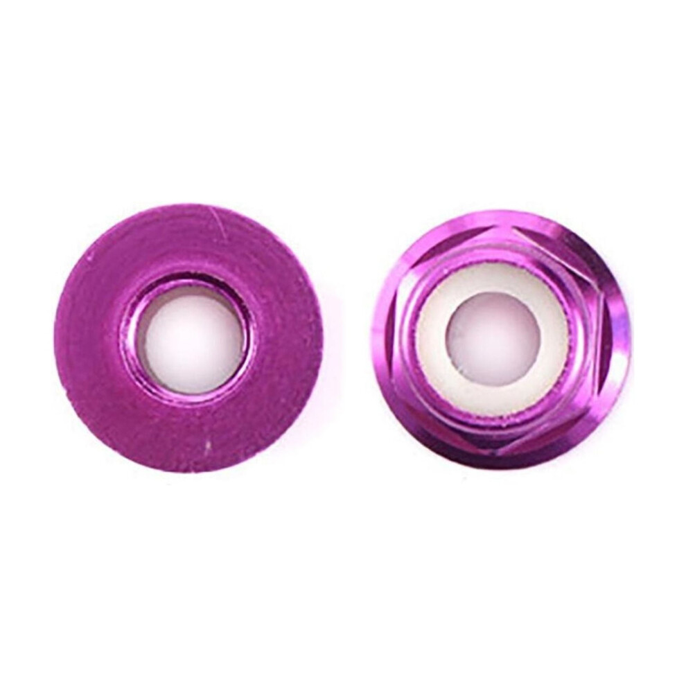 Aluminum Hex Flange Lock Nuts M2âM6 4 Pcs 968604265075