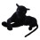 Black leopard plush toy12inches 1