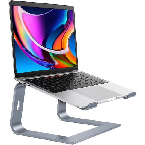 Suporte de alumínio removível para laptops de 11 a 16 polegadas.