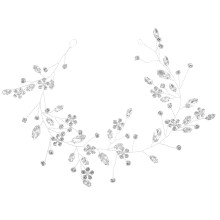 Fascia per capelli da sposa con strass, elegante accessorio per capelli da sposa1