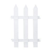PVC garden fence panel outdoor decorative barrier 4x4 ft