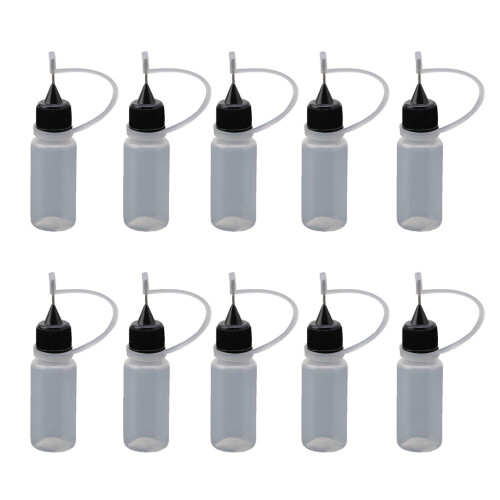 Leere Klebstoffflasche mit Applikator (5 ml bis 100 ml)