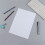 L-Type Transparent Plastic Folder for A4 Paper 1pc 4