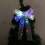 Weihnachtsbaum-Schleife, leuchtend transparent, 1 Stück 1
