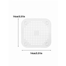 Silicone Square Shower Drain Cover 1 Piece