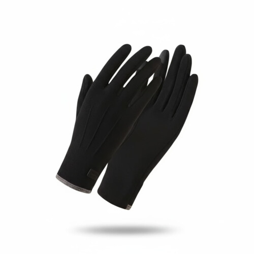 Winter-Thermohandschuhe mit Touchscreen, winddicht, fleecegefüttert