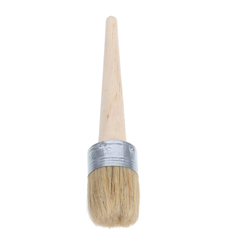 Wax Brush Beige Natural Bristles For Furniture And Crafts 1 9193271488224
