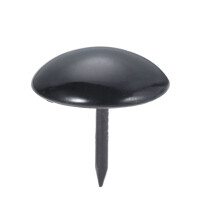 Clous de tapissier noirs à tête ronde, clous métalliques, 10 à 100 pièces