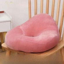 Coussin rose pour fauteuil roulant de bureau, respirant et lavable, en forme de donut