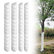 Protections de tronc d'arbre en spirale, 4 pièces