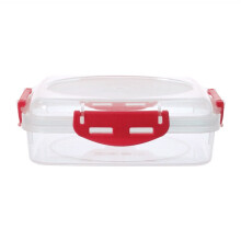 Boîte à sandwich réutilisable sans BPA, rouge, lot de 1